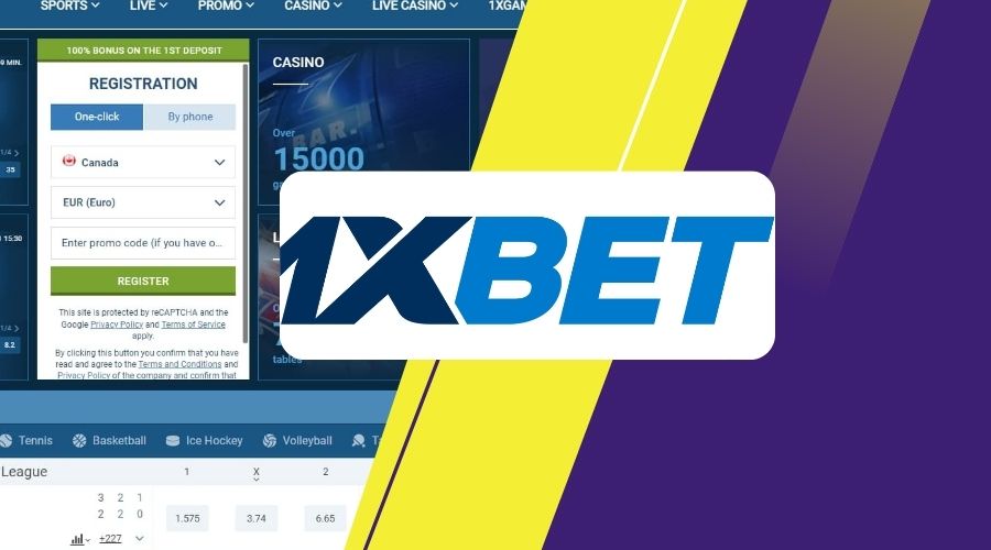 1xbet sports betting website overview