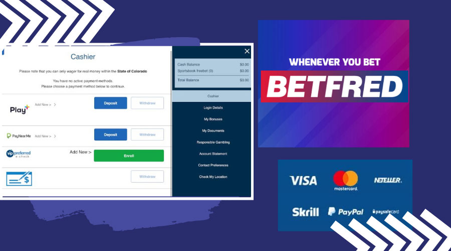 Payment options of Betfred