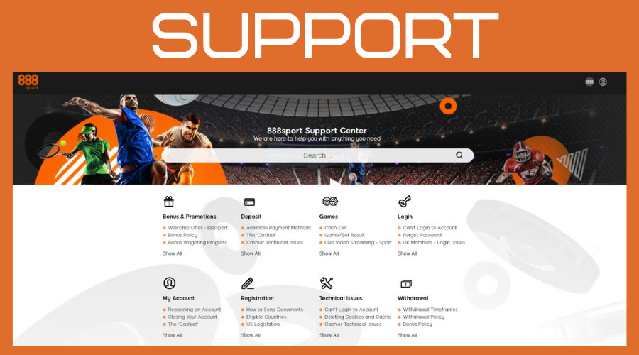 888sport Customer Support
